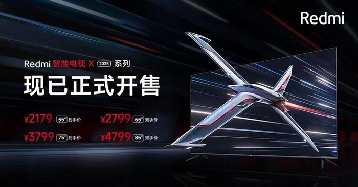 Mức giá của các phiên bản Redmi Smart TV X Series 2025