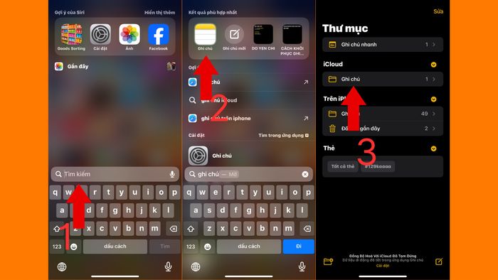 Hướng dẫn khôi phục ứng dụng Ghi chú bị mất trên iPhone