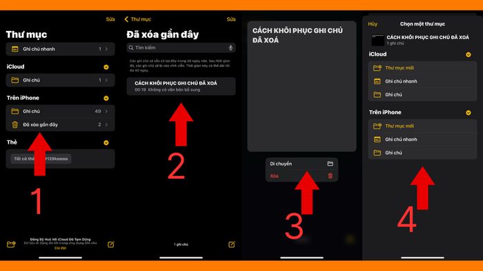 Cách phục hồi ghi chú đã xóa trên iPhone một cách dễ dàng