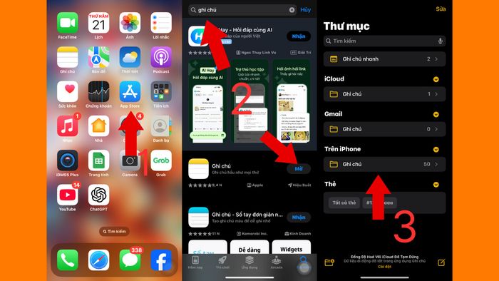 Cách tải lại ứng dụng Ghi chú trên App Store