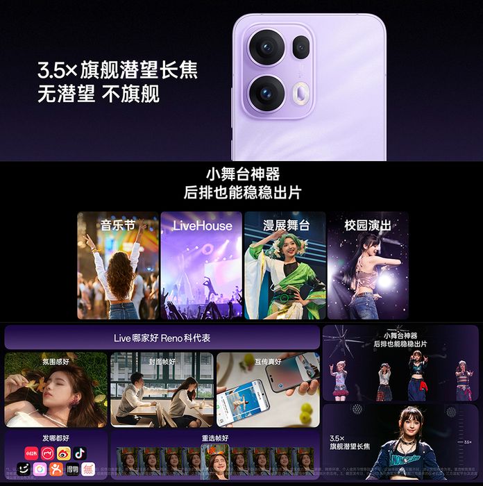 OPPO Reno13 Pro được trang bị camera tele x xuất sắc