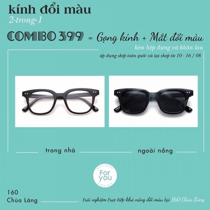 160 Chùa Láng: Khám Phá Cửa Hàng Kính Mắt SunGlasses For You