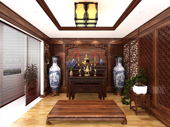 Thiết kế phòng thờ