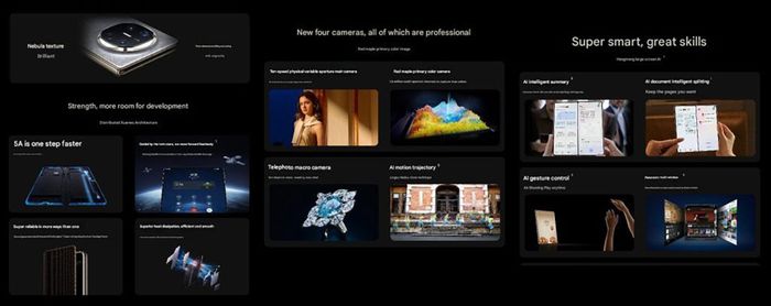Huawei Mate X6 sở hữu màn hình lớn hơn so với các thế hệ trước, mang đến trải nghiệm xem tuyệt vời.