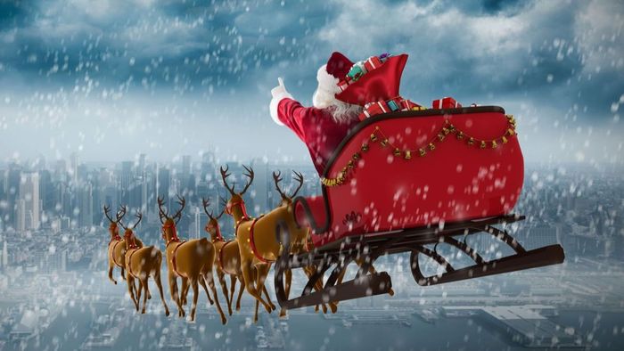 Vẽ ông già Noel và những chú tuần lộc