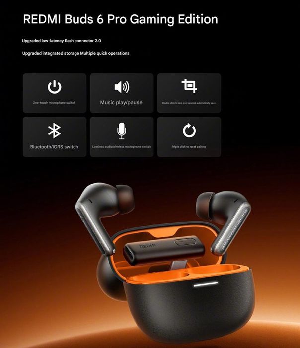 Phiên bản đặc biệt dành cho game thủ của Redmi Buds 6 Pro