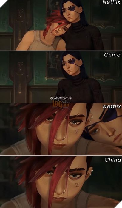 Những cảnh quá tình cảm giữa Vi và Caitlyn trong Arcane mùa 2 bị cắt sóng tại Trung Quốc vì lý do kiểm duyệt