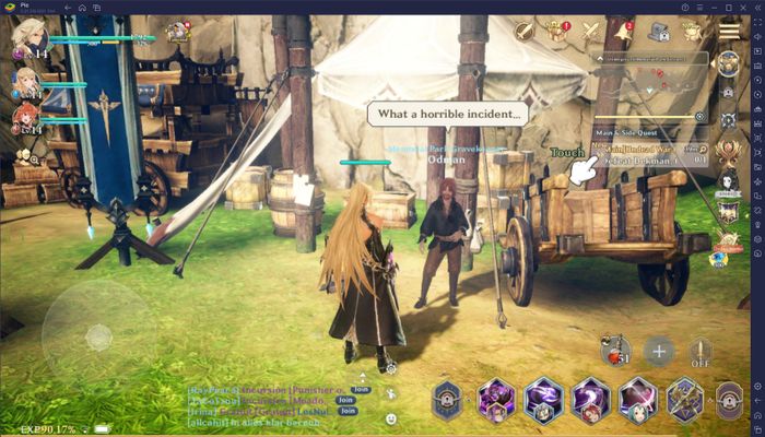 Hướng dẫn nhập giftcode trong Gran Saga trên PC với BlueStacks