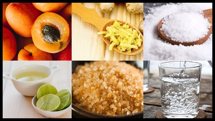 Hướng dẫn làm mứt mơ ngào đường với các nguyên liệu cần chuẩn bị