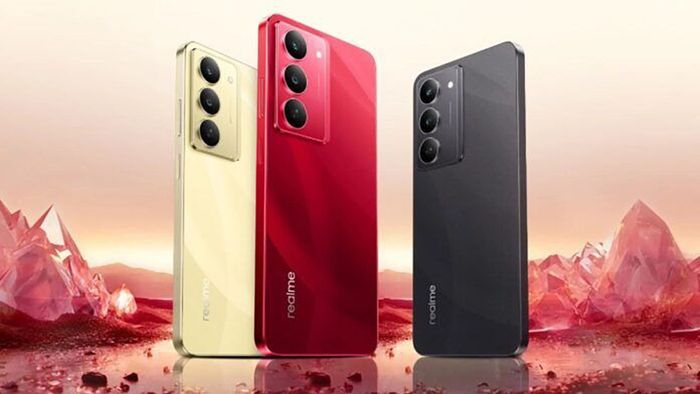 Điện thoại có ba lựa chọn màu sắc: Crystal Black, Golden Glow và Jewel Red.