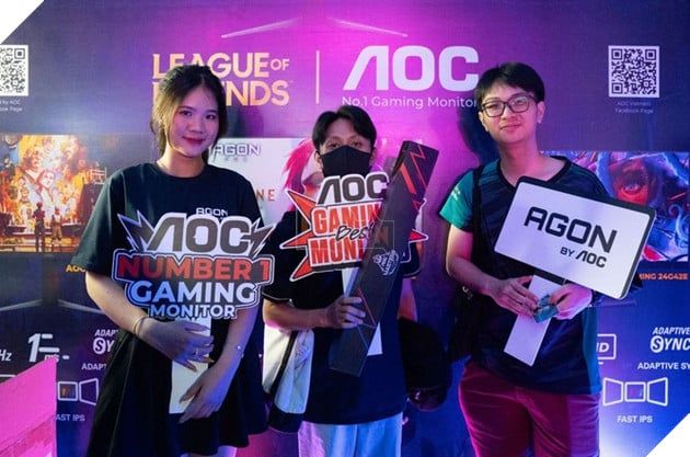 Hàng nghìn người tham gia đã được mãn nhãn với màn hình chất lượng cao của AOC và Philips tại sự kiện Into The Arcane của VNGGames 4.