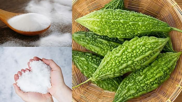 Chuẩn bị nguyên liệu để làm mứt khổ qua