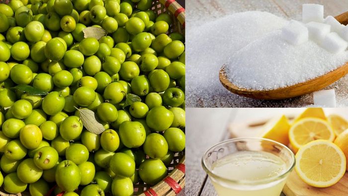 Nguyên liệu để làm mứt táo dẻo mà không cần nước vôi