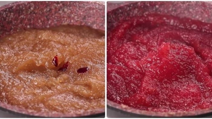 Cách làm mứt táo ăn bánh mì bước 3 (Hình minh họa)