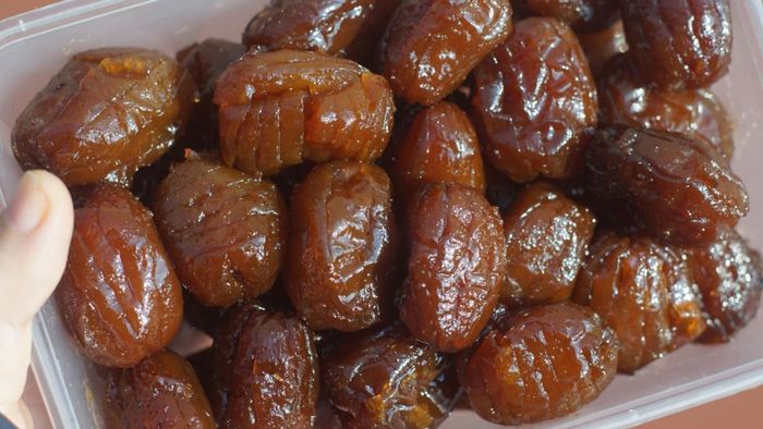 Thành phẩm mứt táo dẻo với nước vôi và cách bảo quản