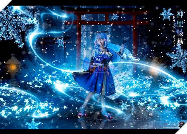 Chiêm ngưỡng bộ cosplay Ayaka tuyệt đẹp từ nữ cosplayer Việt Nam, mang lại sự sống động như trong game.