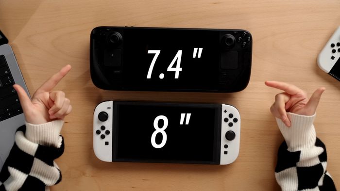 Nintendo Switch 2 sẽ sở hữu màn hình với kích thước 8 inch.