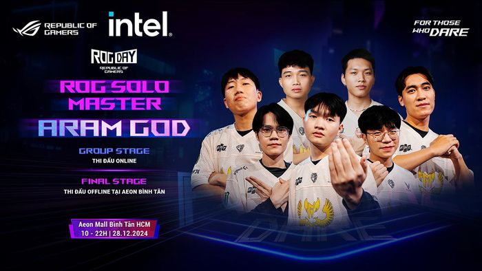 Hãy đến ROG Day để gặp gỡ và giao lưu cùng các tuyển thủ GAM eSports.