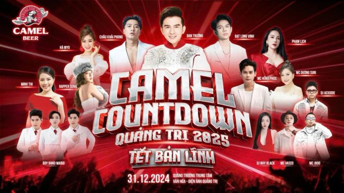 Camel Countdown 2025 rực rỡ tại Quảng Trị