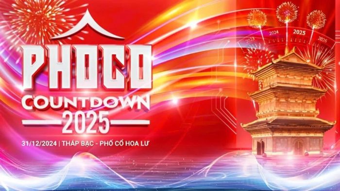 Countdown 2025 Phoco Ninh Bình đón chào năm mới rực rỡ