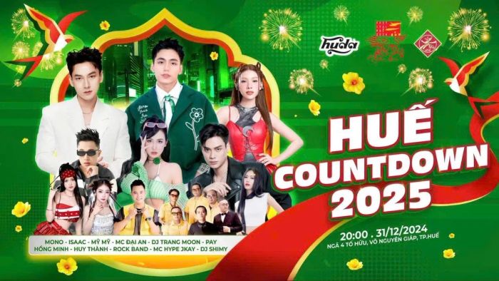 Countdown 2025 đẳng cấp tại Huế