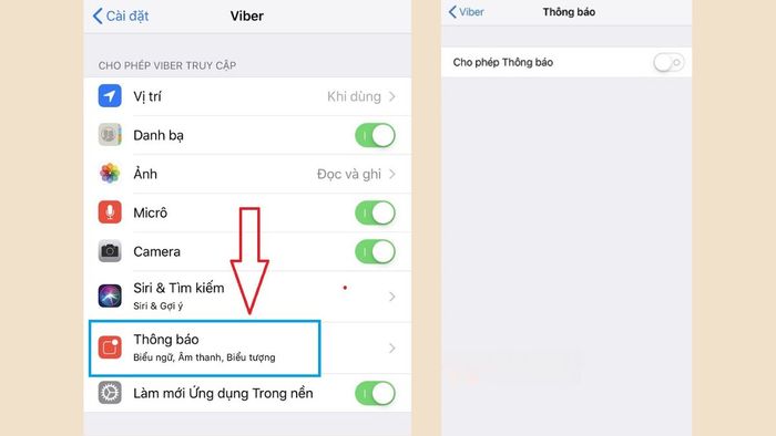 Hướng dẫn xóa tin nhắn trước khi rời nhóm Viber - bước 1 và bước 2