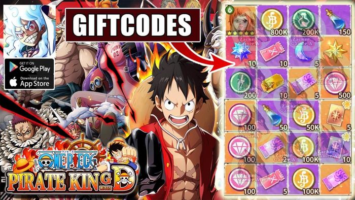 Mã code Pirate King Legend mới nhất