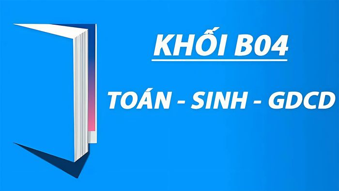 Khối B04 bao gồm những môn học nào?