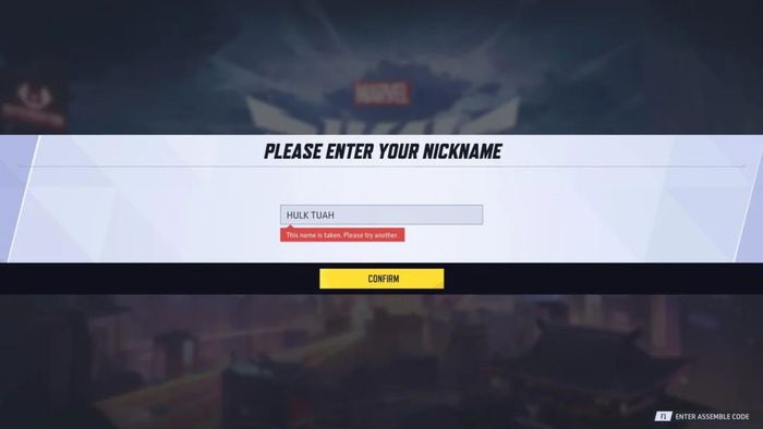 Mã Assemble Marvel Rivals