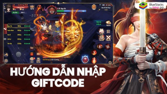 Hướng dẫn cách nhập giftcode để nhận quà khi chơi Ma Quân trên PC với BlueStacks