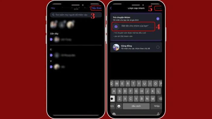 Hướng dẫn tạo nhóm chat trên Viber qua điện thoại - Bước 2
