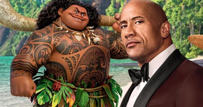Dwayne Johnson lồng tiếng cho á thần Maui
