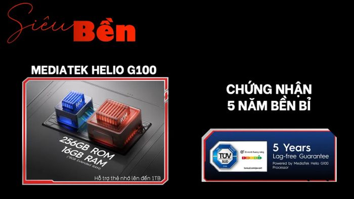 Mẫu di động mới của Tecno sẽ trang bị chip Helio G100