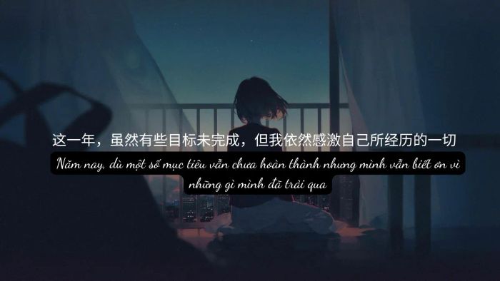 STT tổng kết cuối năm bằng tiếng Trung