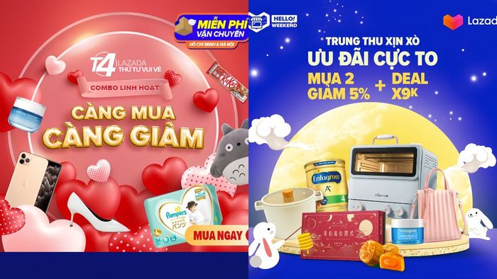 mẹo săn sale Lazada - Mua sản phẩm với combo ưu đãi linh hoạt