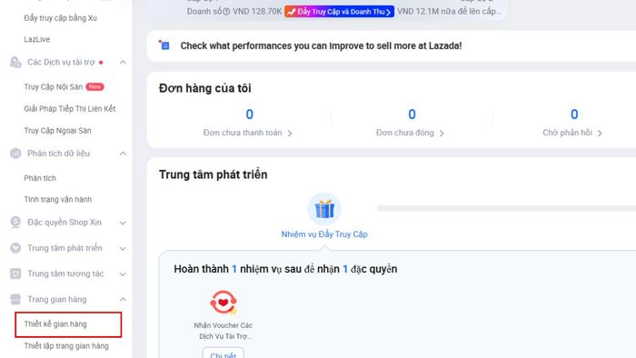 Hướng dẫn thiết kế kích thước banner Lazada - bước 1