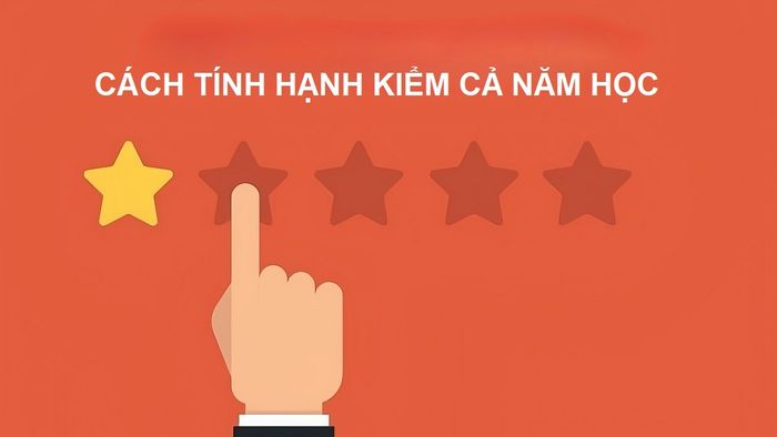 Phương pháp tính hạnh kiểm cả năm