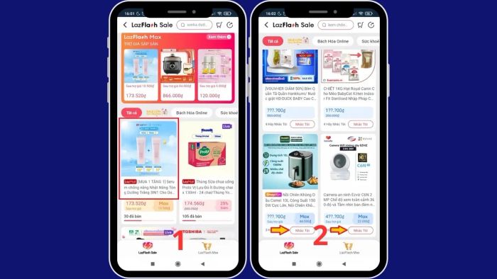 Hướng dẫn chi tiết các bước săn Flash Sale Lazada hiệu quả - bước 1