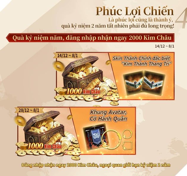 Lưỡng Niên Liên Chiến, Tiếp Tục Mở Rộng! Tam Quốc Chí – Chiến Lược Chào Mừng Kỷ Niệm 2 Năm Và Phiên Bản Mới 