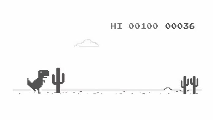 Game khủng long Chrome Dino