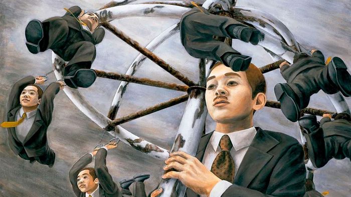 Mẫu tranh vẽ siêu thực độc đáo