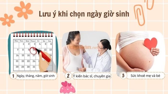 Lưu ý khi chọn ngày giờ sinh tháng 12 cho bé