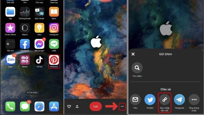 Hướng dẫn lưu hình ảnh từ Pinterest về điện thoại và máy tính đơn giản