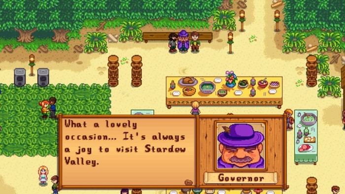 Tương tác xã hội trong game Stardew Valley