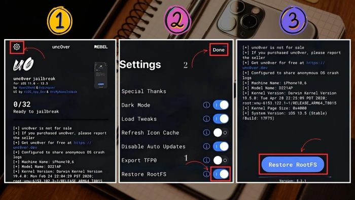 Simple guide to remove Jailbreak from your iPhone