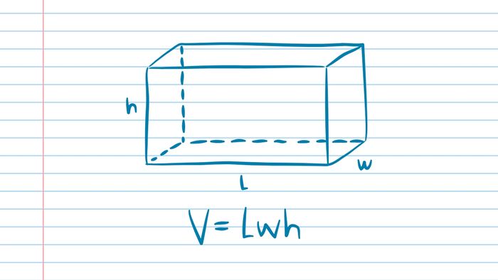 công thức tính thể tích khối lăng trụ