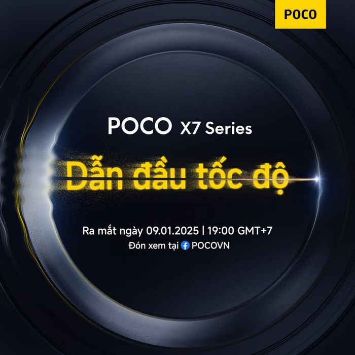Lễ ra mắt POCO X7 Series sẽ diễn ra vào ngày 9 tháng 1