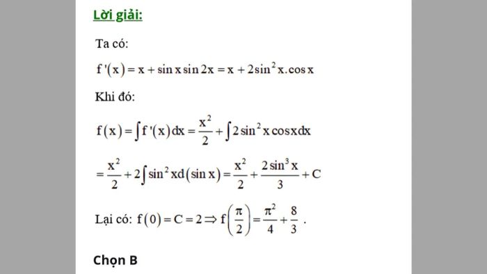 Integral exercises