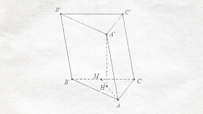 Thể tích của khối lăng trụ