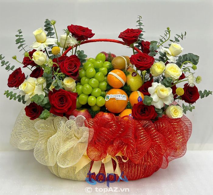 Cửa hàng giỏ trái cây GreenFruits tại TP. Châu Đốc